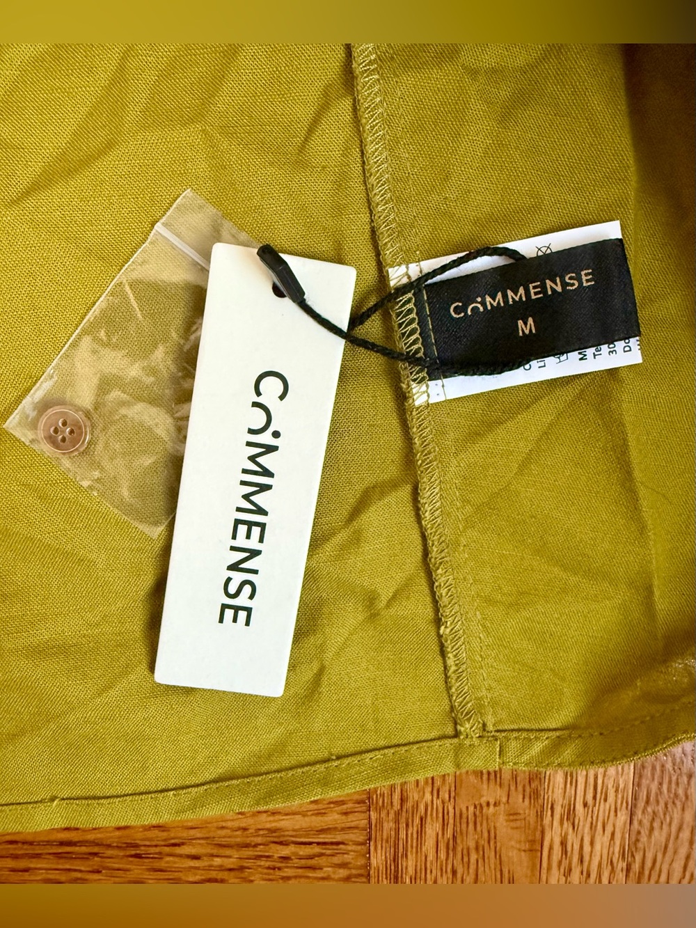 NWT Commense Cotton Linen Halter Top & Pants Set - Picture 6 of 7